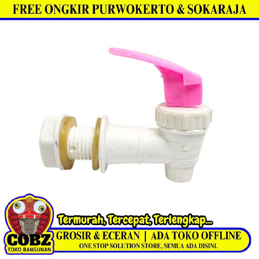 3/8 IN / COBZ 01 Kran Dispenser Guci Drat Luar Air Panas Hot Merah