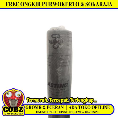 3 MM x 3 MM x 120 CM x 25 M / ASTINO Strimin Nyamuk Parabola PVC Hitam Roll