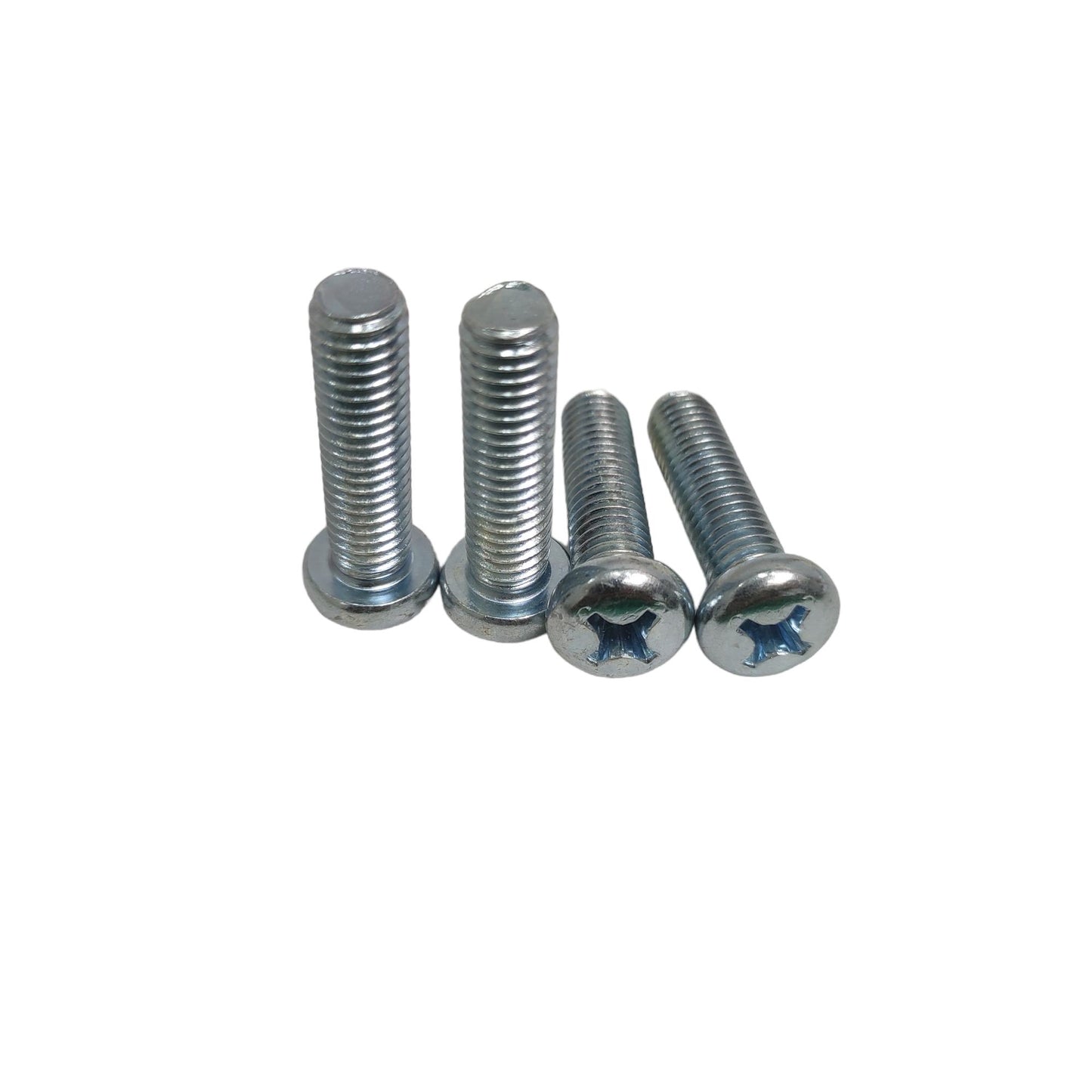 M 8 x 30 MM / TM Baut JP Kepala Pentol Bulat Plus Putih Biji