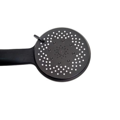 1/2 IN / COBZ NP6-B Kepala Shower Tangan Kamar Mandi Hitam PVC