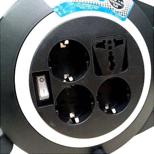 10 M / YUNIOR Kabel Roll Stop Kontak Colokan Full Tembaga SNI