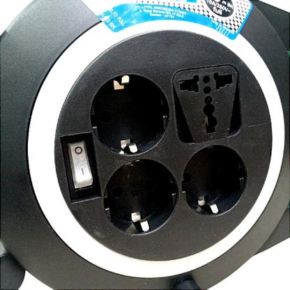 10 M / YUNIOR Kabel Roll Stop Kontak Colokan Full Tembaga SNI