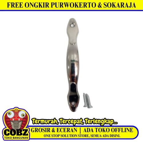 11 CM / TOP091 Tarikan Pintu Pegangan Lemari Laci Jendela Stainless