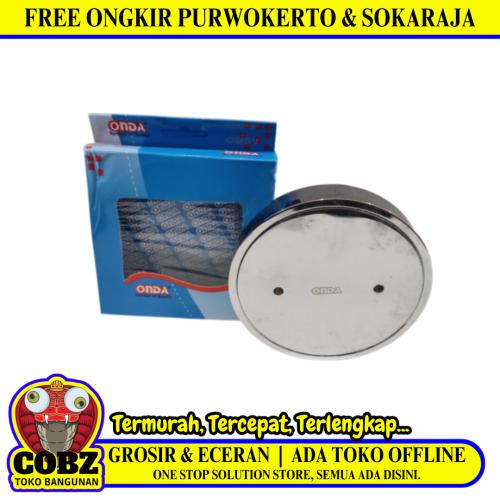 4 IN / ONDA Clean Out Dop Drat Dalam Tutup Septic Tank Stainless