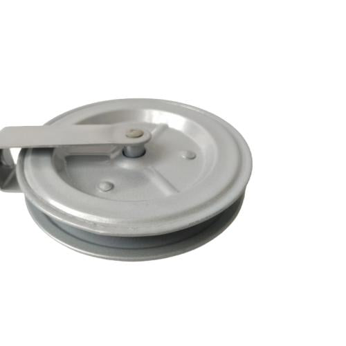 6 IN / COBZ Katrol Kerekan Timba Air Sumur Bangunan Besi Abu-Abu