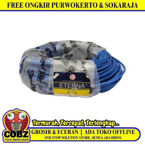 1 INTI x 2.5 MM / TM NYA Tunggal Kabel Tembaga SNI Biru Per Meter