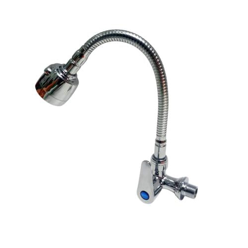 1/2 IN / ONDA V TUL 02 Kran Angsa Fleksibel Sink BCP Tembok Stainless