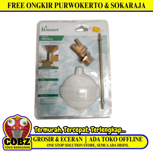 3/4 IN / WASSER HSA-6075 Floating Valve Pelampung Bola Air Torrent Bahan Set