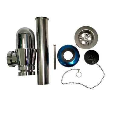 1 1/4 IN / PINSTAR Sifon Botol Saringan Pipa Wastafel Stainless Set