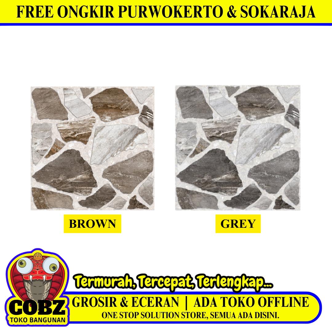 50 CM x 50 CM / UNO PRINCETON Keramik Lantai Teras Garasi Matte Dus