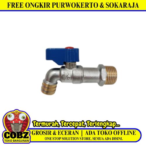 1/2  IN / SOLIGEN D-03 Kran Air Tembok Taman Bola Ball Valve Stainless