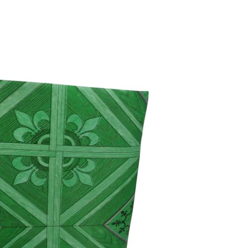 120 CM / TM Karpet Perlak Lantai Meja Vinyl PVC Green Meter