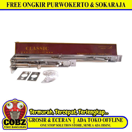 6 IN + 12 IN / CLASSIC Grendel Slot Tanam Pintu Double Bahan Set