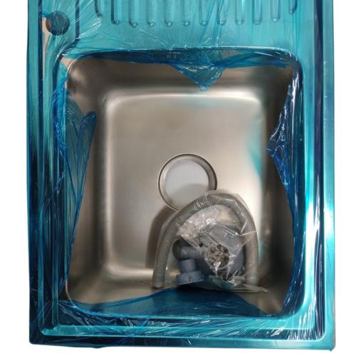 82 CM X 44 CM X 18 CM / SKYNERO Bak Cuci Piring Washbak 1 Lubang + Acc Set