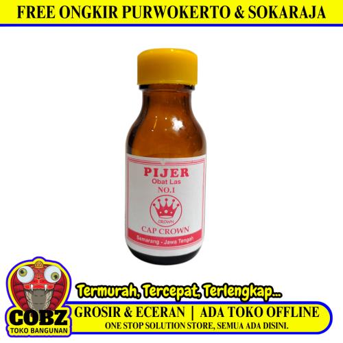 100 GR / CAP BINTANG Pijer Borak Slime Activator Obat Las Kuningan Bubuk Botol