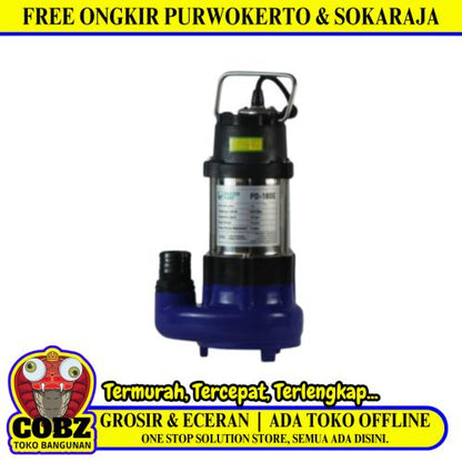 WASSER PD - 180 E Pompa Celup Air Kotor Submersible Non Otomatis Set