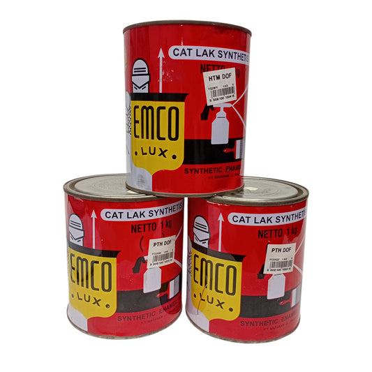 1 KG / EMCO DOFF Cat Kayu Besi Wood Metal Paint Kaleng