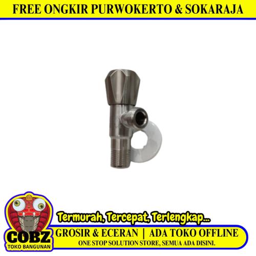 1/2 IN / SUS 304 Stop Kran Air Shower Kloset Monoblok Stainless