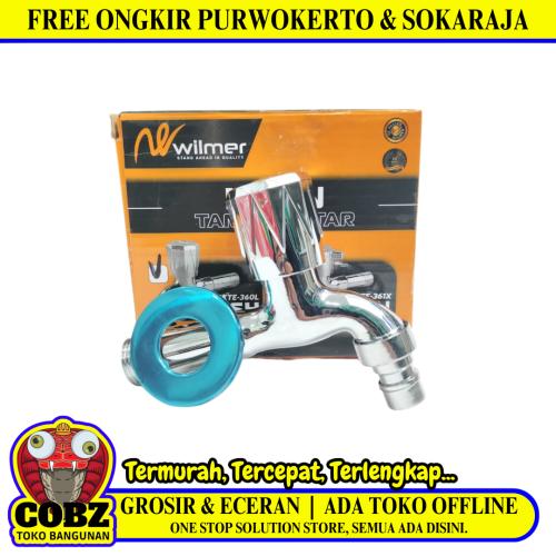 1/2 IN / WILMER WKTE-360L Kran Air Taman Kamar Mandi Mesin Cuci Stainless