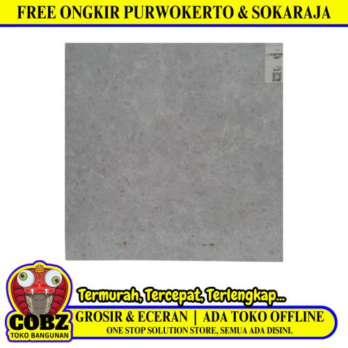 50 CM x 50 CM / ASIA TILE FONTANA Keramik Lantai Rumah Grey Glossy Dus
