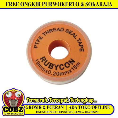 15 M / RUBYCON TBA  Seal Tape Siltip TBA Selotip Siltip Isolasi Kran Air