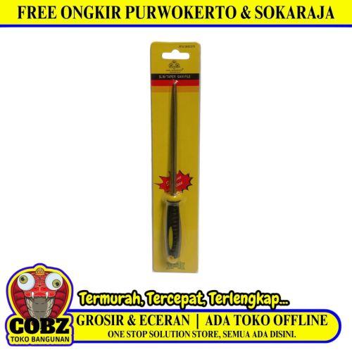 4 IN / CARL SCHLIEPER Kikir Besi Asah Needle Files Segitiga Gagang Karet