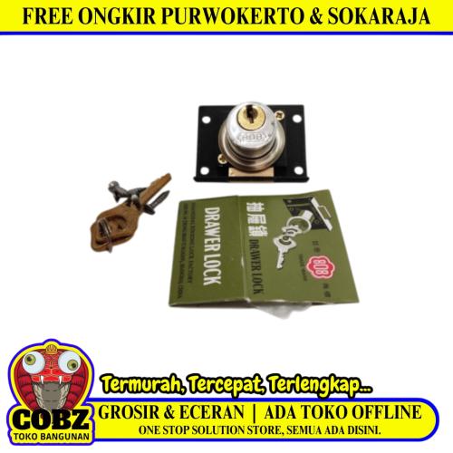 22 MM / 808 Kunci Laci Lemari Cabinet Drawer Lock Besar Set