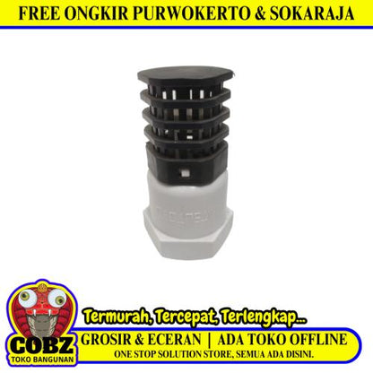 1 1/2 IN / MITSUTOYO Foot Klep Valve Saringan Pipa Pompa Torrent  PVC