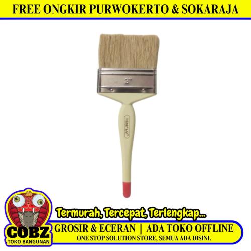 3 IN / TENFLO Kuas Cat Tembok Kayu Besi Air Acyrlic Paint Brush