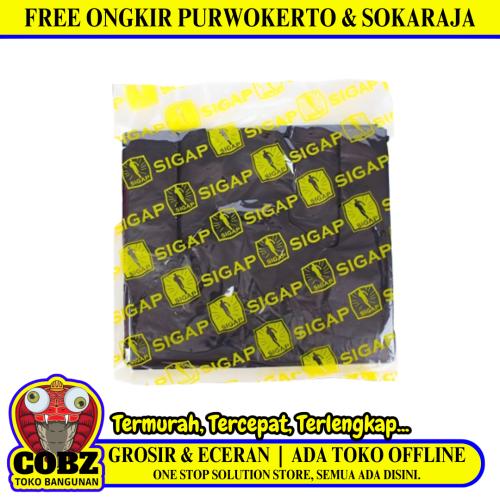 24 CM x 32 CM / TM Plastik Kresek Loss Ekonomis Hitam Pack