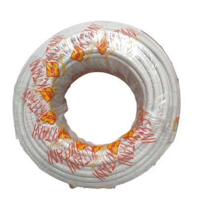 2 INTI x 1.5 MM x 50 M / KITANI NYM Tunggal Kabel Tembaga SNI Putih Roll