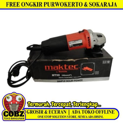 MAKTEC MT90 Mesin Gerinda Tangan Kabel Set