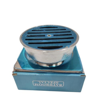 4 IN / COBZ Saringan Got Leher Panjang Floor Drain Stainless