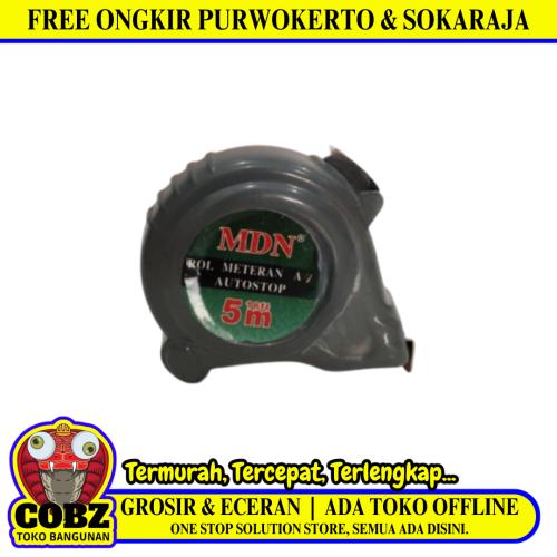 5 M / MDN Meteran Alat Ukur Tukang Bangunan Measuring Tape