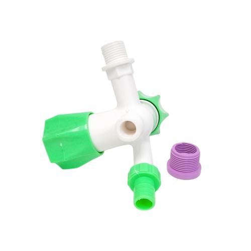 1/2 IN / FTA Kran Air Cabang Double Shower Mesin Cuci PVC