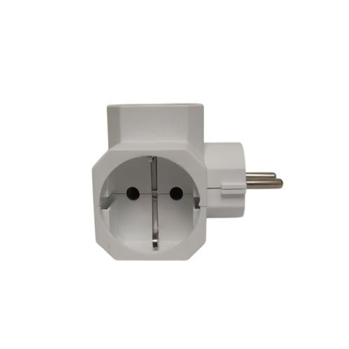 3 LUBANG / MIKOTEK Steker Stop Kontak Colokan Serbaguna 3 in 1