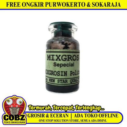 50 GR/CAP NEW STAR QUALITY Pigmen Warna Campuran Plitur Bubuk Hitam