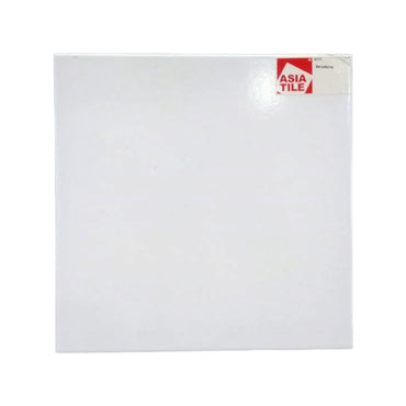 40CM x 40CM/ASIA TILE MURANO Keramik Lantai Rumah Glossy White Dus