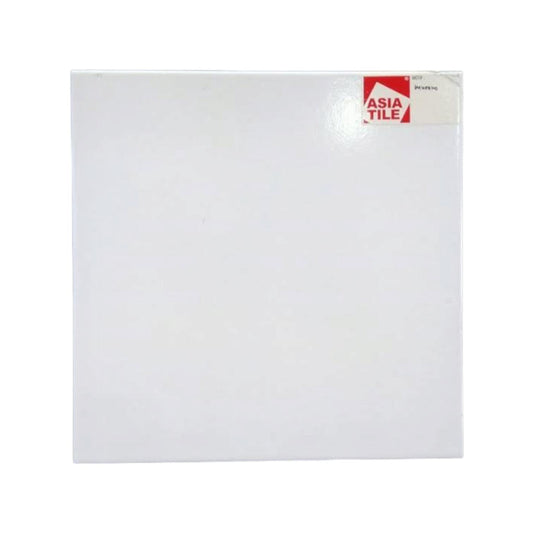 40CM x 40CM/ASIA TILE MURANO Keramik Lantai Rumah Glossy White Dus