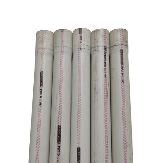 1 1/4 IN x 400 CM / CHAMPION D Lis Merah Pipa Pralon Paralon PVC Putih Batang