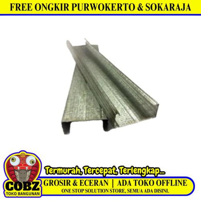 6 M / APLUS 70 CTC 0.3 Metal Furing System Tiang Plafon Galvanis Batang