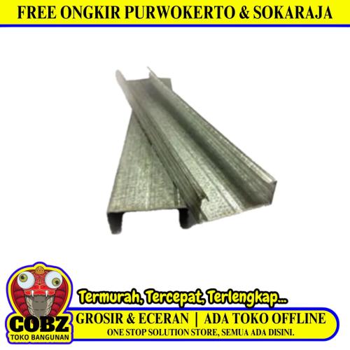 6 M / APLUS 70 CTC 0.3 Metal Furing System Tiang Plafon Galvanis Batang