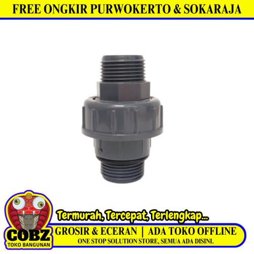 1 IN / PENGUIN Water Mur Moor Drat Luar Male Union Thread PVC Pcs