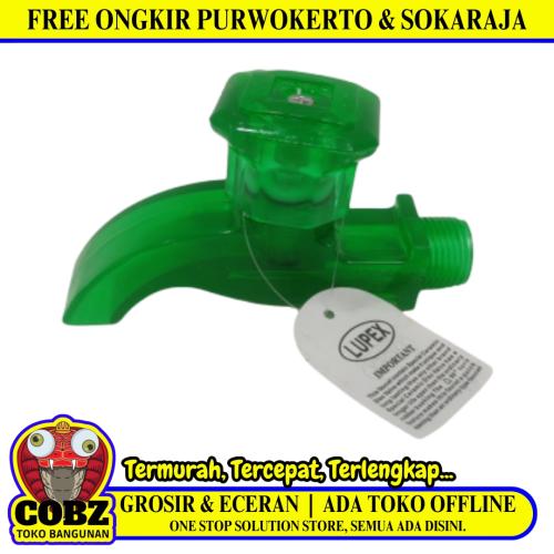 1/2 IN / LUPEX 02 Kran Air Tembok Taman Kamar Mandi Plastik PVC