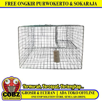 30 CM x 24 CM x 16 CM / TM Perangkap Kurungan Jebakan Tikus Besar