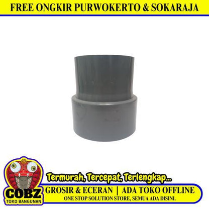 6 IN x 5 IN / RUCIKA AW Reducer Verlop Sok Flock Fitting Pipa PVC