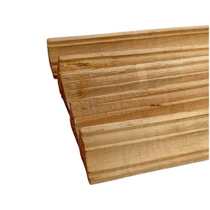 4 CM x 4 CM x 3 CM  / NM List Kayu Profil Cermin Pigura Pintu Batang