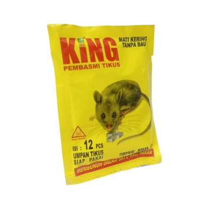 50 GR / KING Racun Tikus Siap Pakai Langsung Mati Ditempat Ampuh