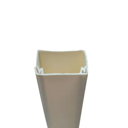 16 MM x 25 MM x 1700 MM / NISO Kabel Dak Ducting Trunking Protector Putih Batang