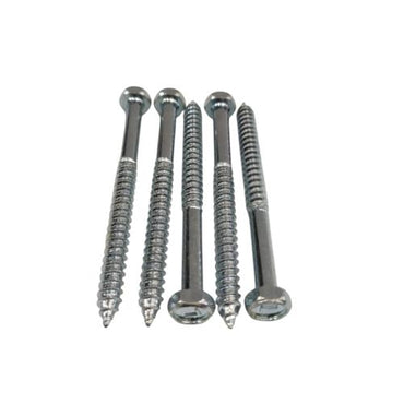1/4 IN x 3 IN / TM Deskrup Hex Lag Desc Screw Galvanis Putih Biji